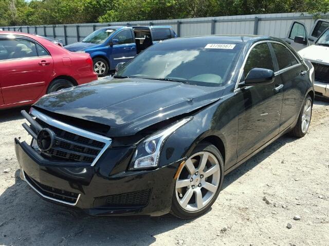 1G6AA5RA4D0165813 - 2013 CADILLAC ATS BLACK photo 2