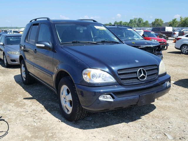 4JGAB54E93A399325 - 2003 MERCEDES-BENZ ML 320 BLUE photo 1