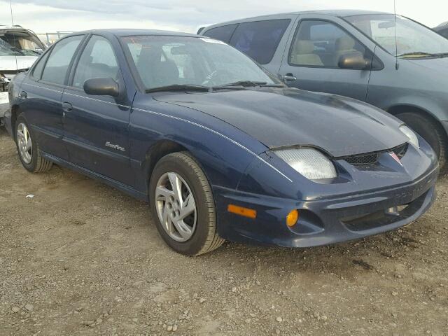 1G2JB524527406818 - 2002 PONTIAC SUNFIRE SE BLUE photo 1