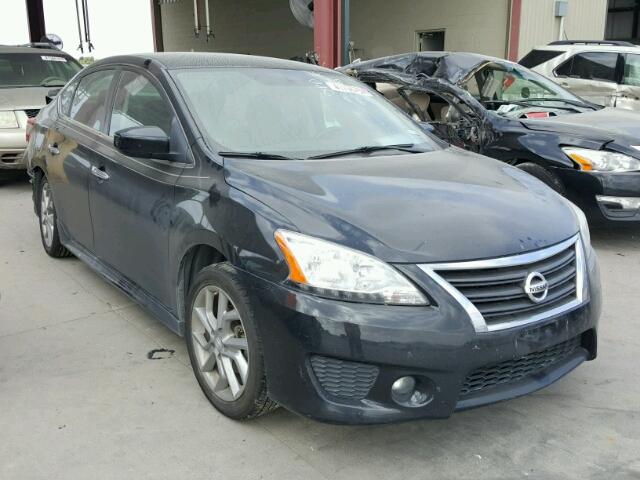 3N1AB7AP6DL723009 - 2013 NISSAN SENTRA S BLACK photo 1