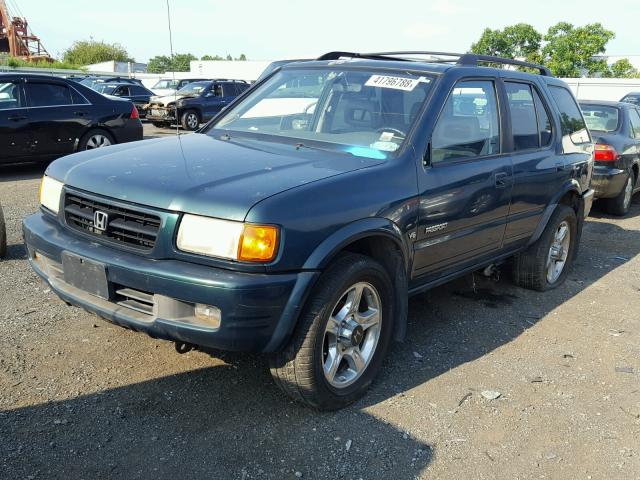 4S6CM58W7X4407343 - 1999 HONDA PASSPORT E BLUE photo 2