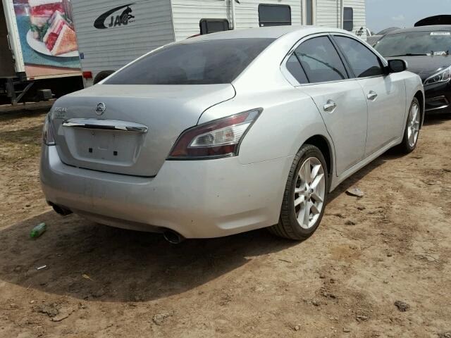 1N4AA5AP8CC826436 - 2012 NISSAN MAXIMA SILVER photo 4