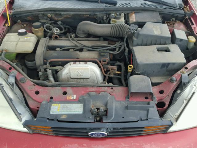 3FAFP37342R235016 - 2002 FORD FOCUS ZX5 RED photo 7