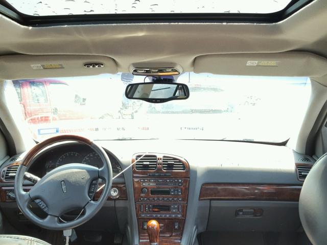 1LNHM87A62Y714431 - 2002 LINCOLN LS შავი ფოტო 9