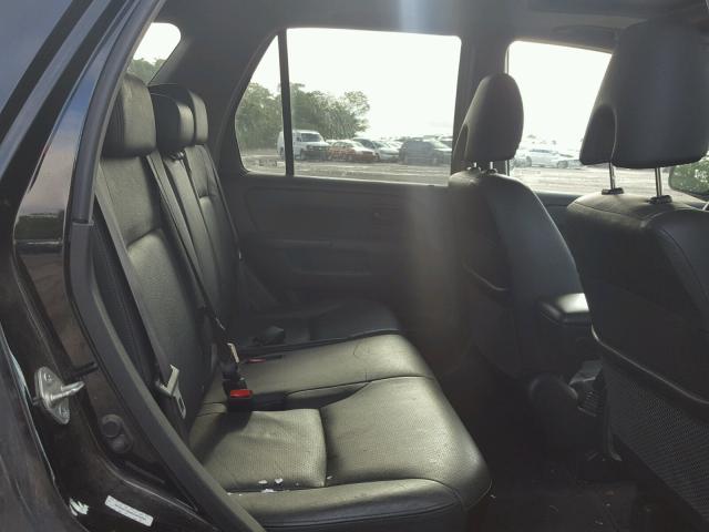 SHSRD78965U325664 - 2005 HONDA CR-V SE BLACK photo 6