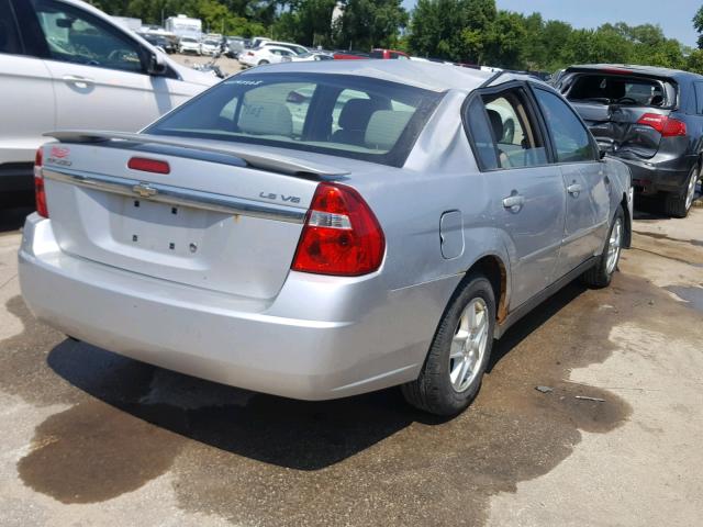 1G1ZT52815F329981 - 2005 CHEVROLET MALIBU LS Gümüş foto 4