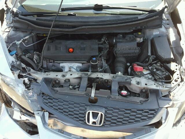 2HGFG3B83CH542771 - 2012 HONDA CIVIC EX GRAY photo 7