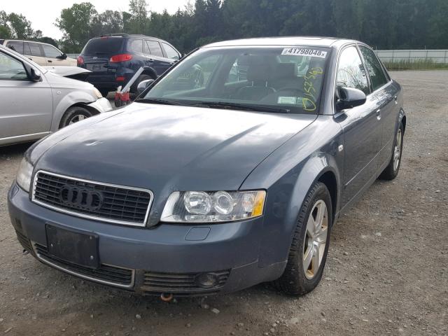 WAULT58E12A154583 - 2002 AUDI A4 3.0 QUA GRAY photo 2