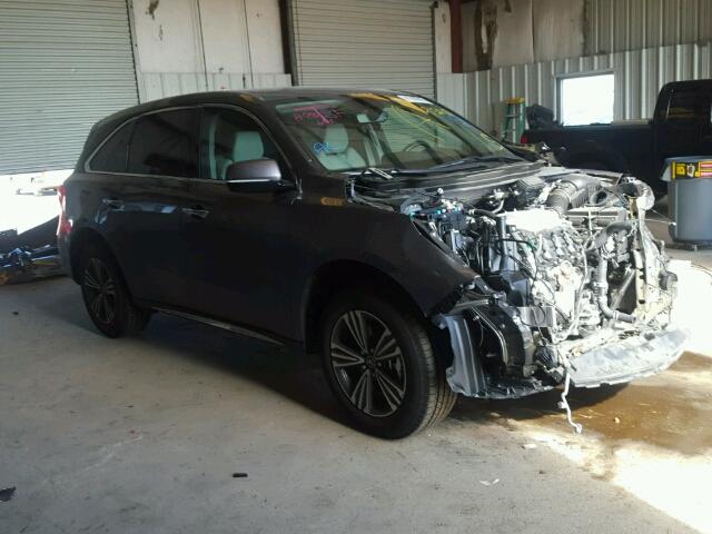 5FRYD3H36HB006579 - 2017 ACURA MDX GRAY photo 1