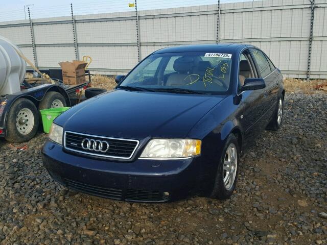 WAUED54B21N008069 - 2001 AUDI A6 2.7T QU BLUE photo 2