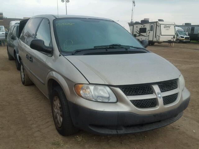 1D4GP25B44B520960 - 2004 DODGE CARAVAN SE GOLD photo 1