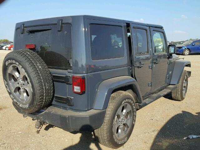 1C4BJWEG1GL284469 - 2016 JEEP WRANGLER U GRAY photo 4