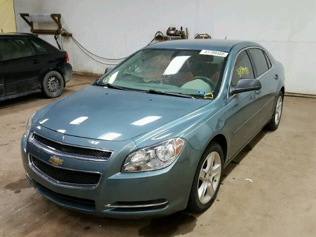 1G1ZG57B99F164356 - 2009 CHEVROLET MALIBU LS Yaşıl foto 2