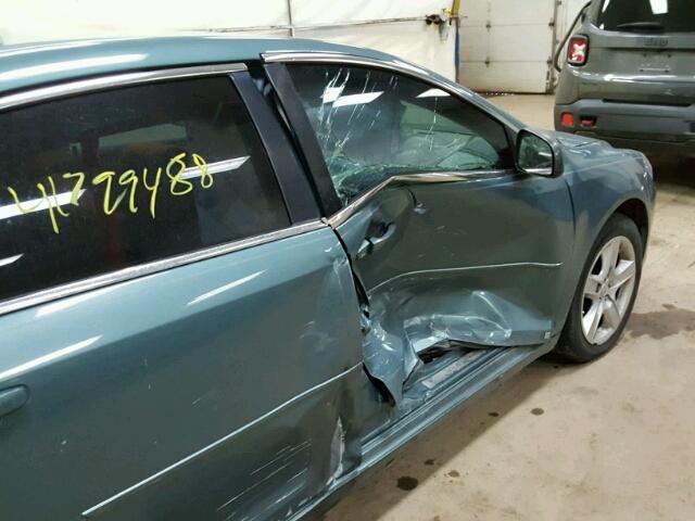 1G1ZG57B99F164356 - 2009 CHEVROLET MALIBU LS Yaşıl foto 9