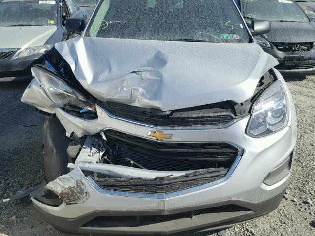 2GNALBEK4H1507718 - 2017 CHEVROLET EQUINOX SILVER photo 1