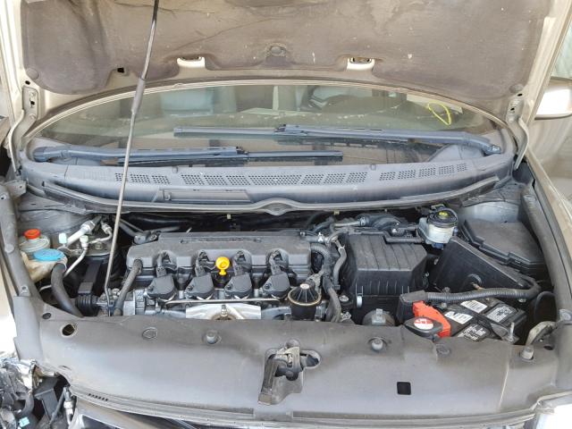 2HGFG12998H524151 - 2008 HONDA CIVIC EXL Qəhvəyi foto 7