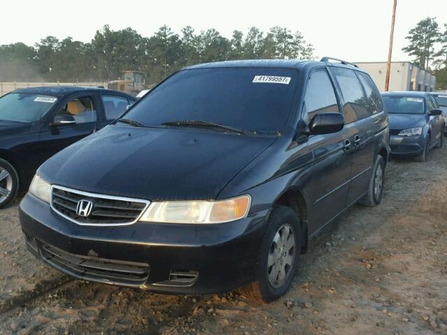 2HKRL18963H003080 - 2003 HONDA ODYSSEY EX BLACK photo 2