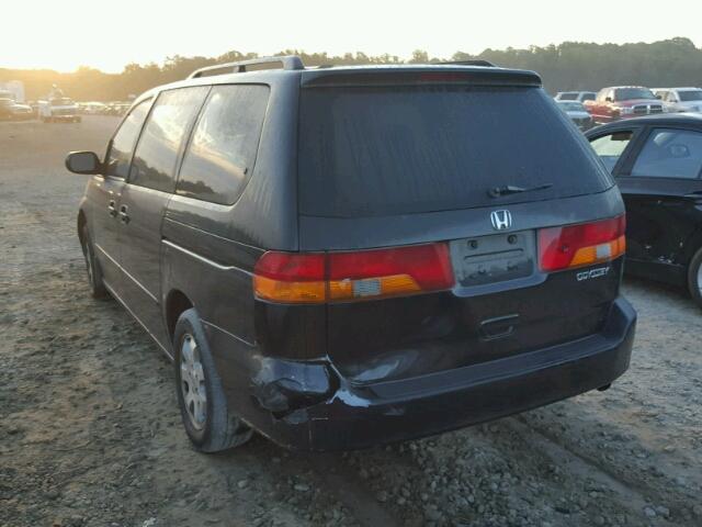 2HKRL18963H003080 - 2003 HONDA ODYSSEY EX BLACK photo 3