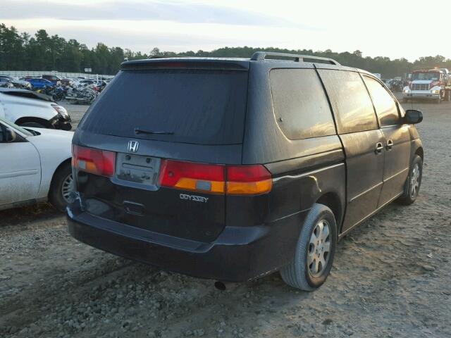 2HKRL18963H003080 - 2003 HONDA ODYSSEY EX BLACK photo 4