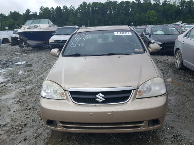 KL5JD56Z17K545012 - 2007 SUZUKI FORENZA BA GOLD photo 9