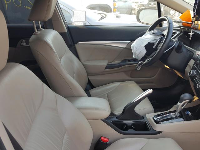 19XFB2F98EE275913 - 2014 HONDA CIVIC EXL 勃艮第红 照片 5