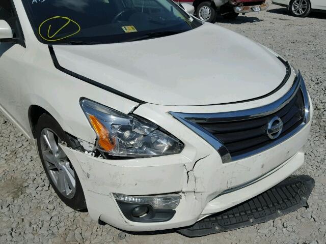 1N4AL3AP8DC295237 - 2013 NISSAN ALTIMA 2.5 WHITE photo 9