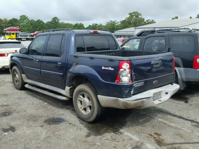 1FMZU67E53UB90080 - 2003 FORD EXPLORER S BLUE photo 3