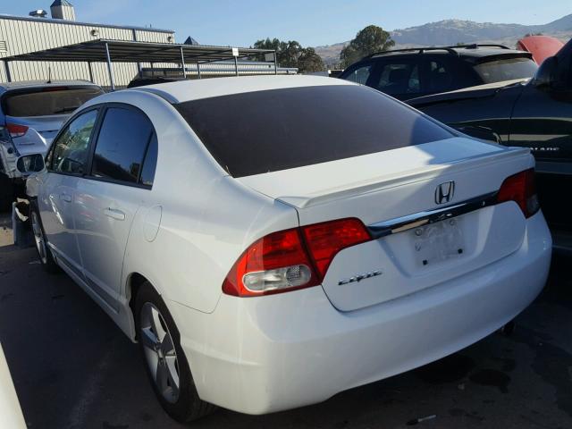 19XFA16699E016047 - 2009 HONDA CIVIC WHITE photo 3