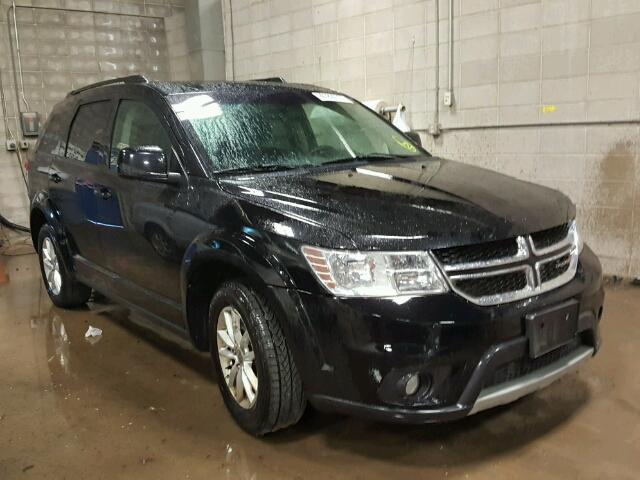 3C4PDCBGXET143370 - 2014 DODGE JOURNEY BLACK photo 1