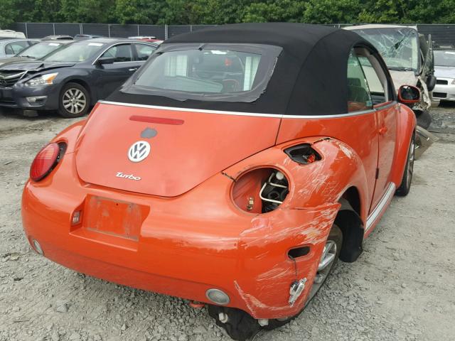 3VWDD21Y33M332647 - 2003 VOLKSWAGEN NEW BEETLE 橙色 照片 4