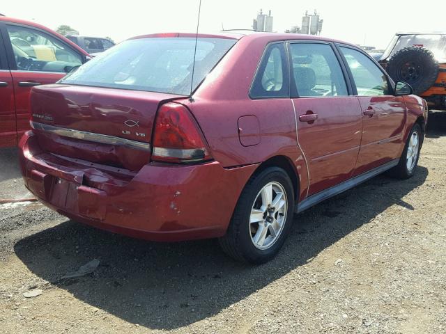 1G1ZT62864F229119 - 2004 CHEVROLET MALIBU MAX წითელი ფოტო 4