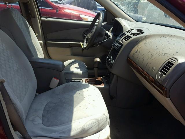 1G1ZT62864F229119 - 2004 CHEVROLET MALIBU MAX წითელი ფოტო 5