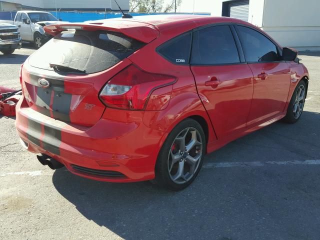 1FADP3L90EL321038 - 2014 FORD FOCUS ST RED photo 4