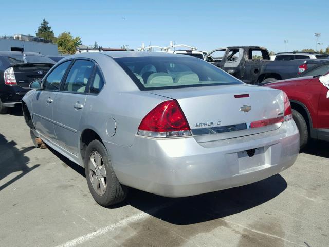 2G1WG5EK7B1131925 - 2011 CHEVROLET IMPALA LT Сріблястий фото 3