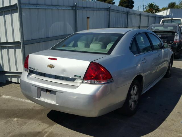 2G1WG5EK7B1131925 - 2011 CHEVROLET IMPALA LT SILVER photo 4