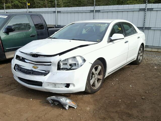 1G1ZC5EU4CF108574 - 2012 CHEVROLET MALIBU 1LT WHITE photo 2