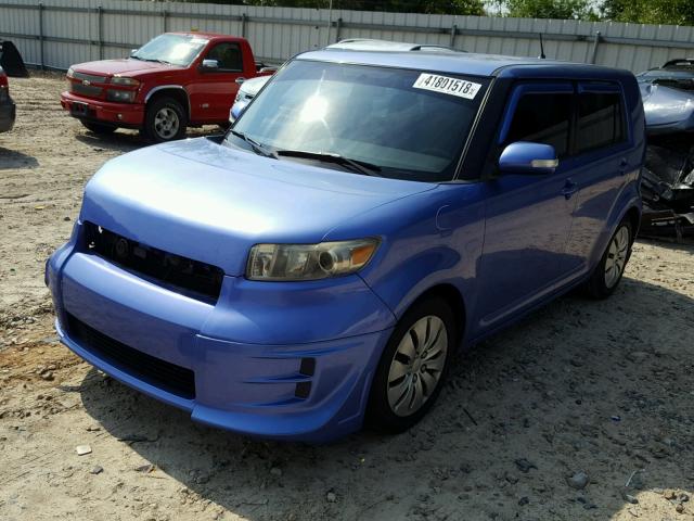 JTLZE4FE3A1111922 - 2010 TOYOTA SCION XB Blau Foto 2