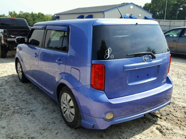 JTLZE4FE3A1111922 - 2010 TOYOTA SCION XB Blau Foto 3