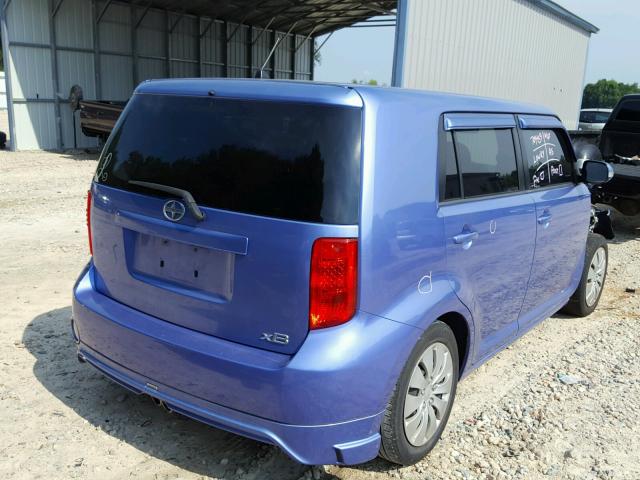 JTLZE4FE3A1111922 - 2010 TOYOTA SCION XB Blau Foto 4