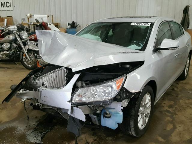 1G4GD5ER7CF192490 - 2012 BUICK LACROSSE P SILVER photo 2