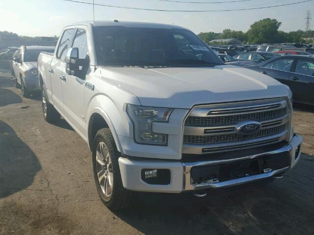 1FTFW1EGXGFA09588 - 2016 FORD F150 SUPER WHITE photo 1