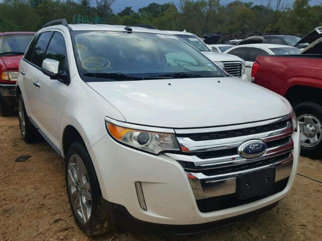 2FMDK3JC4DBB04741 - 2013 FORD EDGE SEL WHITE photo 1