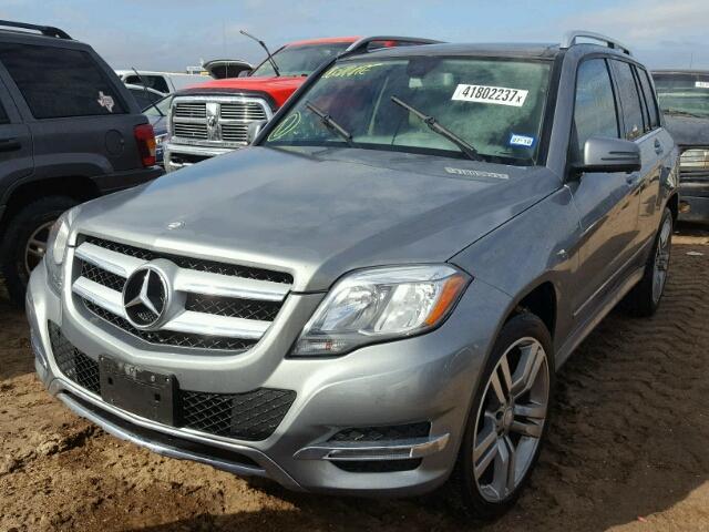 WDCGG5HBXEG212751 - 2014 MERCEDES-BENZ GLK GRAY photo 2