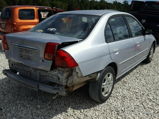 2HGES16522H612063 - 2002 HONDA CIVIC SILVER photo 4