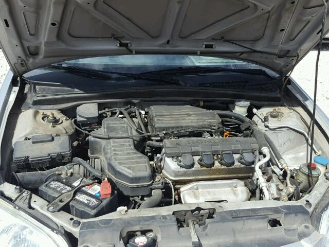 2HGES16522H612063 - 2002 HONDA CIVIC SILVER photo 7