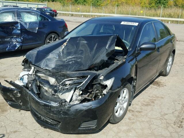 4T1BF3EK8BU225907 - 2011 TOYOTA CAMRY BLACK photo 2