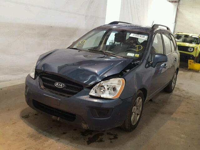 KNAFG529797279916 - 2009 KIA RONDO BASE GREEN photo 2