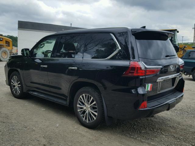 JTJHY7AX0J4262172 - 2018 LEXUS LX 570 BLACK photo 3