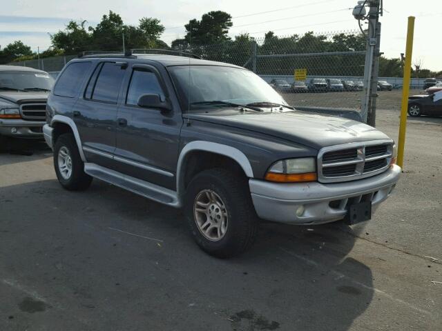 1B8HS58N92F132339 - 2002 DODGE DURANGO SL GRAY photo 1