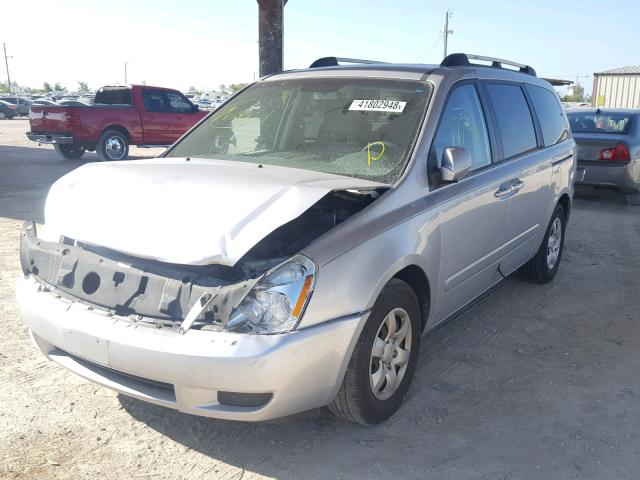 KNDMB233586215444 - 2008 KIA SEDONA EX SILVER photo 2